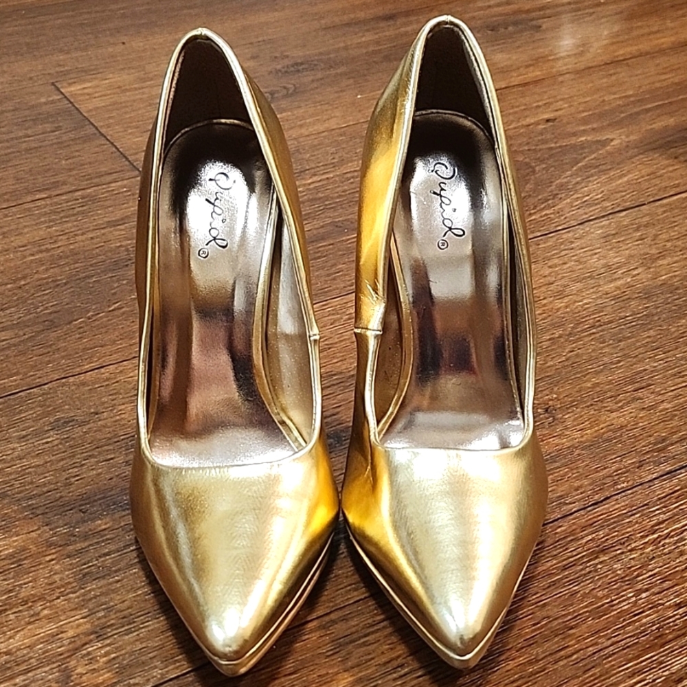 Gold Stilettos